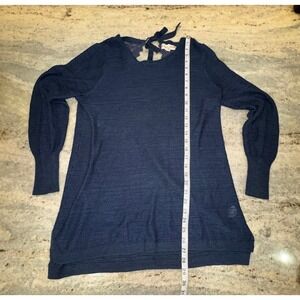 Knox Rose XL Navy Blue Knit Sweater Long Sleeve